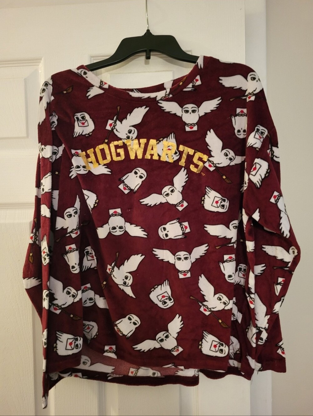 Harry Potter HOGWARTS Sllep Shirt XL